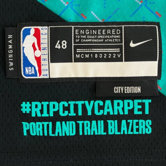 Nike Portland Trailblazers City Edition PDX Damian Lillard Swingman Jersey L 48 - Picture 5 of 8